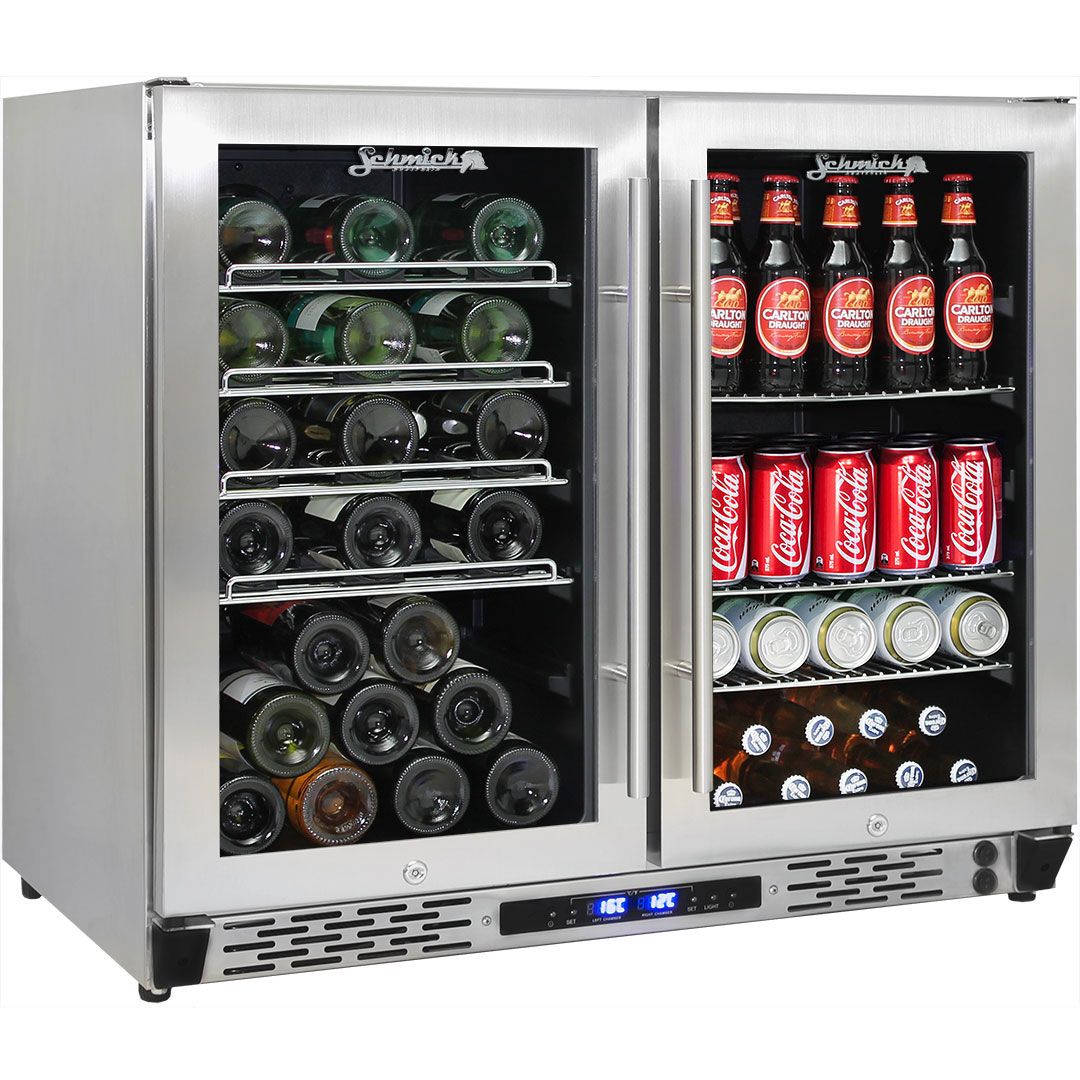 Schmick Twin Zone Alfresco Beer And Wine Bar Fridge