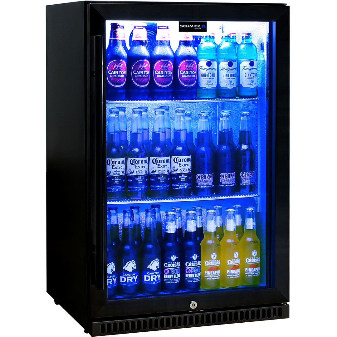 Schmick Black Bar Fridge Tropical Rated