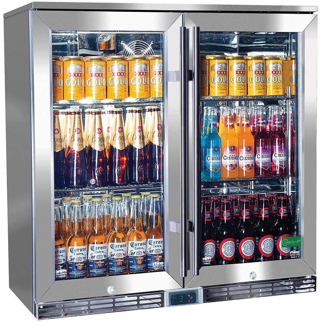 Rhino Glass 2 Door Alfresco Bar Fridge